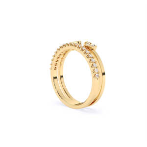 JEWELLERY PLANET IFJR-540 Anillo de Diamante Cultivado en Laboratorio con Certificado IGI, Oro Rosa de 9K, Corte Brillante, Joyería Clásica de Compromiso Unisex - Product Image 4