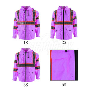 Chaqueta de Trabajo Ajustable con Cierre Seguro para un Ajuste Personalizado, Chaqueta de Trabajo de Tela Reforzada para Uso a Largo Plazo - Product Image 4