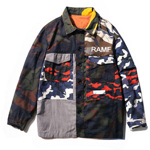 Blousons de coach style universitaire pour hommes et femmes, coupe-vent d'extérieur, fin et enduit, hiver, 100% polyester, bleu, décontracté, en velours côtelé brodé - Product Image 1