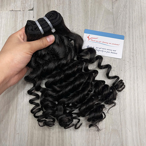 ผมลอนแบบสตีมราคาส่งถูก - ผมแท้เวียดนาม 100% ต่อผมแบบเครื่องจักร ไม่พันกัน ไม่หลุดร่วง - Product Image 3