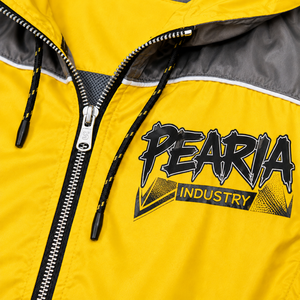 Conjunto Deportivo de Invierno Ligero para Hombre, Color Amarillo Gris Sólido, Chaqueta con Capucha, Pantalones Deportivos, Resistente al Viento, Transpirable, de Alta Calidad, Informal - Product Image 5