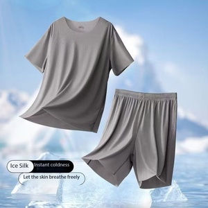 Conjunto de Pijama de Verano para Hombre, Estilo Japonés, Modal Suave y Transpirable, con Logotipo Bordado Personalizado, Fabricación OEM en China, Marca BD - Product Image 2