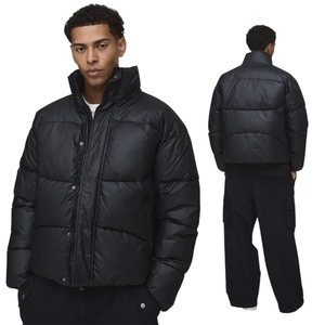 เสื้อแจ็คเก็ตพัฟเฟอร์แบบมีฮู้ดสำหรับผู้ชาย หนัก กันน้ำ กันลม แบบเย็บติดกัน  ผู้ผลิตจำนวนมาก รับปักลายตามสั่ง แบรนด์ส่วนตัว - Product Image 1