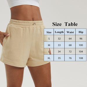 Pantalones Cortos Deportivos Transpirables de Algodón para Mujer con Bolsillos, Conjunto Básico Cómodo para Entrenamiento, Casual y Descanso, Ropa Deportiva para Mujer con Logo, Venta al Por Mayor - Product Image 5