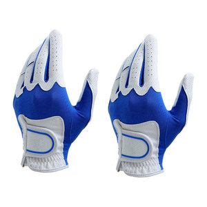 Guantes de Golf Deportivos Transpirables de Piel de Cabretta PU de Primera Calidad del Mejor Fabricante para Hombre, Diseño de Logotipo Personalizado - Product Image 1