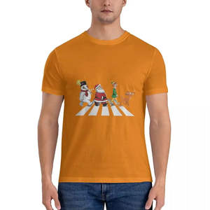 Camiseta navideña extragrande de alta calidad para hombre, camisetas navideñas divertidas informales, camiseta navideña de manga corta de verano, nuevo estilo. - Product Image 1