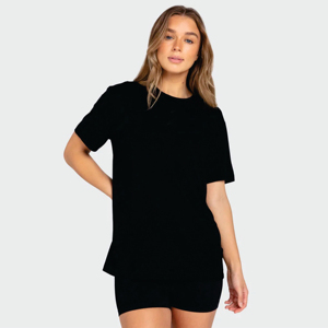 Top Quality Women <b>T</b> <b>Shirts</b> Pakistan Made <b>Oversized</b> 100% Cotton Black <b>T</b> <b>Shirt</b> Wholesale Solid Color Loose Fit Woman <b>T</b> <b>Shirt</b> - Product Image 1