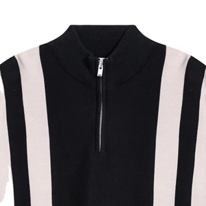Chemises polo à manches courtes pour hommes, en coton piqué, de haute qualité, décontractées, été, design personnalisé, avec fermeture éclair - Product Image 4