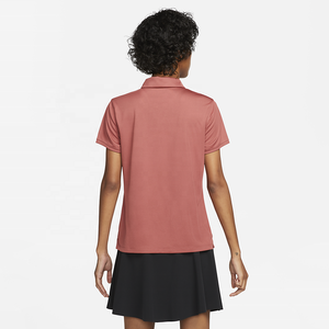Chemises polo en coton tricoté sur mesure pour femmes, style décontracté, imprimé couleur fluorescent, chemises de golf compressées, design logo, style couple. - Product Image 2