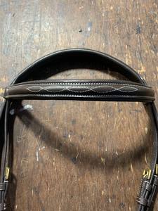 Nueva brida de cuero de caballo 2026 con cordón de nariz encerado color marrón para caballo de carreras de alta velocidad - Product Image 3