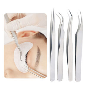 Pinzas para extensión de pestañas, herramienta profesional para extensión de pestañas para colocación precisa y separación de pestañas - Product Image 3