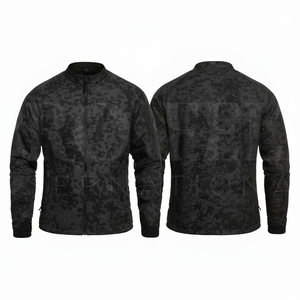Premium Latest Design Camouflage Full <b>Zip</b> Stand Collar Long Sleeve Outdoor Work Jacket Lightweight Breathable Printed Jacket - Product Image 2