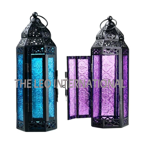 <b>Crafted</b> Metal Lantern Festival Decor T-<b>Light</b> High Quality Wedding & Christmas Parties Use Lighting Decor Hanging Lanterns - Product Image 3