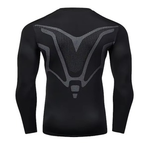 Camiseta Deportiva para Hombre, Protección UV, Compresión Elástica, Secado Rápido, para Gimnasio, Fitness, Entrenamiento, Running - Product Image 2