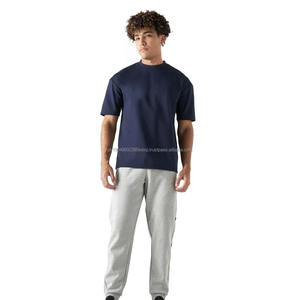 Camiseta 100% Algodón para Hombre, Corte Holgado, Fabricante OEM ODM al por Mayor, Impresión de Logotipo Personalizado, Alta Calidad - Product Image 4