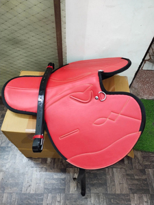 Top Selling <b>Red</b> Racing Saddle Close Contact Hose Riding Saddle Comfortable English Saddle - Product Image 4