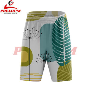Pantalones cortos casuales para hombre con logotipo personalizado OEM, sublimados, 100% poliéster, de secado rápido, transpirables, para baloncesto, tallas grandes. - Product Image 6