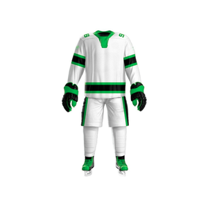 Conjunto Completo de Uniforme de Hockey sobre Hielo, Tejido de Malla de Poliéster Transpirable, Ropa Deportiva de Alto Rendimiento para Entrenamiento de Equipos - Product Image 2
