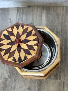 Wooden Roti Storage <b>Box</b> Chapati Hotpot Insulated Food <b>Container</b> Handmade Eco Friendly Kitchen Dining Serving Basket Style <b>Box</b> - Product Image 1