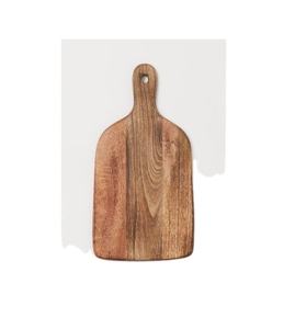 Mesa cuadrada para decoración del hogar, utensilios de cocina más vendidos, mango de madera con marrón pulido - Product Image 1