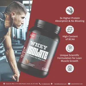 Isolat de protéines de lactosérum pur en poudre pour les passionnés de fitness, protéines à absorption rapide pour la récupération musculaire et la force - Product Image 3