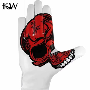 Guantes de Fútbol Americano Unisex Super Atléticos, Agarre para Entrenamiento, Práctica y Juego, Impermeables, Resistentes a Impactos, Muñequera Ajustable - Product Image 5