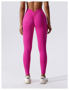 Nouvel Arrivage Leggings de Yoga et de Sport pour Femme, Taille Haute, Sans Couture, Effet Push-Up en V, Dynamiques pour la Gym et le Fitness - Product Image 1