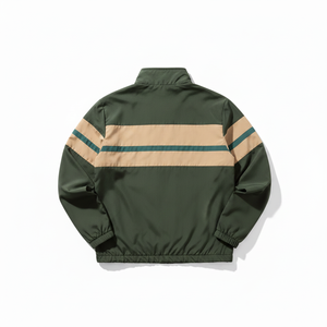 Chaqueta Cortavientos Ligera Impermeable con Logotipo Personalizado para Hombre, Chaqueta Deportiva Retro a Rayas, Cortavientos, Ropa de Calle Unisex - Product Image 3