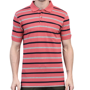 Polo de Algodón Piqué Amarillo Mostaza para Hombre, Manga Corta, Color Sólido, Casual, Transpirable, Tejido de Punto, Corte Regular - Product Image 6