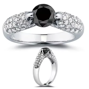 Bague de soirée en diamant véritable à 100 %, au meilleur prix d'usine - Product Image 3