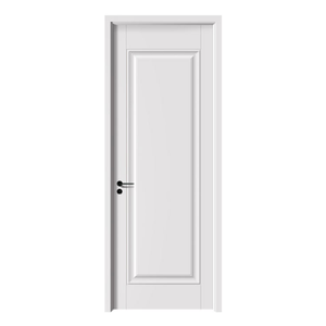 Puerta Interior Personalizable de Madera Maciza con Panel Blanco, Resistente al Agua, Insonorizada y Termoaislante, para Dormitorio y Baño, Diseño Moderno - Product Image 1