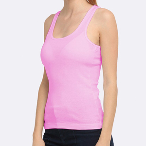 High Quality Womens Tank <b>Top</b> Custom Logo Workout Shirt Breathable Fitness Wear For Running And Yoga Practice - Product Image 2
