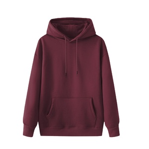 Sweats à capuche surdimensionnés en coton uni de haute qualité Logo personnalisé unisexe Fournisseur de sweats à capuche pour hommes de BD - Product Image 6