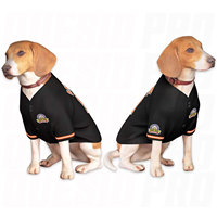 OEM Polyester Özel Tasarım Takım Logolu Evcil Hayvan Futbol Forması Kedi Köpek Spor Yeleği Baskılı Evcil Hayvan Futbol Tişörtü Nefes Alabilen Köpek Tişörtleri