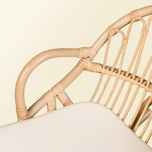 Silla mecedora relajante para niños, silla de ratán natural resistente, silla para fotos de bebés. - Product Image 3