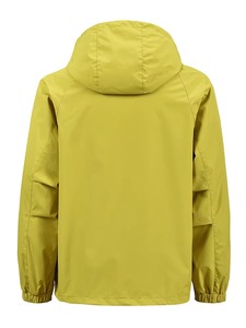 <b>Men's</b> Casual All-Match Autumn Varsity <b>Jacket</b> Hood Stand Collar 100% Polyester Zipper Closure Front Logo Windproof Loose Top - Product Image 6