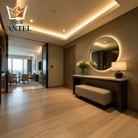 Ensemble de meubles d'entrée sur mesure Vantel OEM avec armoire à chaussures et banc pour projets de villas et d'appartements