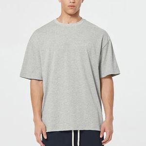 Camisetas Casuales Holgadas para Hombre, 100% Algodón, Manga Larga, Ecológicas, de Secado Rápido, Transpirables, con Estampado Digital Sólido, Logotipo Personalizado, en Oferta - Product Image 3