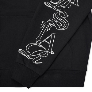 Sweat à capuche d'hiver personnalisé en mélange polyester/coton avec design en strass pour hommes - Fabricant pakistanais de haute qualité - Product Image 5