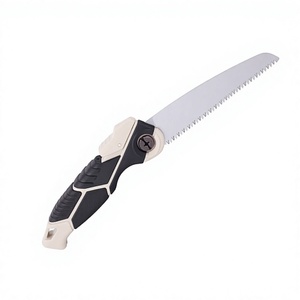 SONO JH120 Manual Garden Agriculture High Carbon Steel Angle Pruning Hand <b>Saw</b> Blade 120mm <b>Plastic</b> Handle Black and white - Product Image 1