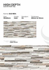 Azulejos de Porcelana de Diseño para Paredes y Pisos, 300x600 mm, Superficie Mate, Azulejos de Cerámica de Primera Calidad para Hogares Modernos, Oficinas y Hoteles - Product Image 6