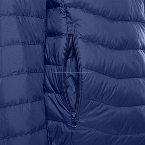 Veste matelassée unisexe épaisse et chaude en Cordura avec fermeture éclair, style universitaire décontracté, imperméable et coupe-vent, pour l'hiver - Product Image 3