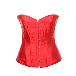 5 Buttons <b>Underbust</b> <b>Corset</b> Women <b>Belt</b> Cinchers 14 Steel Boned Cupless Bustier Corselet - Product Image 1