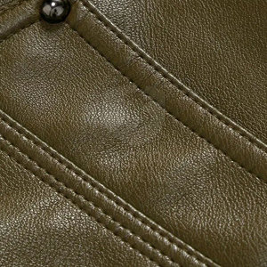 Stylish Men Leather <b>Jacket</b> With Zipper Closure And <b>Slim</b> <b>Fit</b> Design For Casual And Motorcycle Wear Men Winter <b>Jacket</b> - Product Image 5