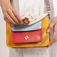 Sacs bandoulière vintage pour femmes, mini pochettes en cuir véritable avec logo personnalisé, fermeture éclair, chaînes faites à la main, vente en gros, assorties pour téléphone portable