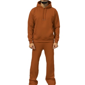 Top Treading personnalisé marque hommes survêtement respirant hommes Baggy pantalons de survêtement à capuche pantalons de survêtement évasés et ensembles surdimensionnés à capuche - Product Image 1