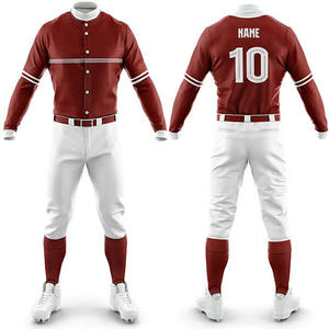 Personnalisez votre propre uniforme de softball, maillot de baseball professionnel, t-shirts et pantalons de baseball pour jeunes, ensemble uniforme à faible MOQ - Product Image 3