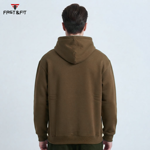 Sweat-shirts surdimensionnés de haute qualité, design personnalisé, sweat-shirts unis pour hommes, fabriqués au Pakistan - Product Image 5
