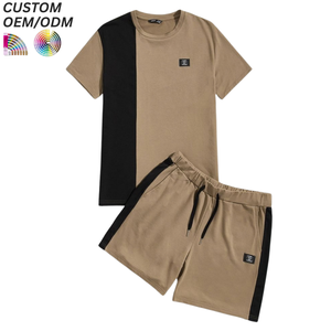 Conjunto de Ropa para Niños, Verano, Informal, Camiseta y Pantalones Cortos, 100% Algodón, Estampado Animal, Producción al por Mayor, Compatible con OEM y ODM - Product Image 6