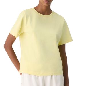 T-shirt en coton pour femme, décontracté, doux, confortable, à manches courtes, col rond, basique, fabricant OEM ODM, vente en gros personnalisée en vrac - Product Image 5